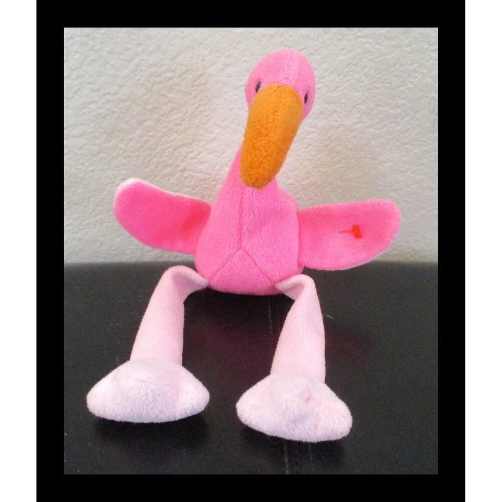 Ty Beanie Baby Pinky the Flamingo NO TAG